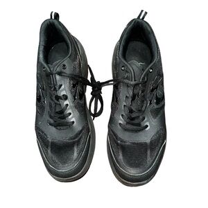 Men's GDEFY Ion Black Slip Resistant Shoes Size 10